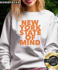 Nice Billy Joel New York State Of Mind Sweatshirt displayed in a cozy setting