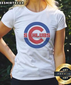 Nice Chicago Cubs Schlubs Parody Logo Ladies Shirt featuring a fun and unique design