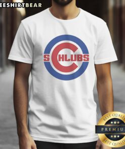 Nice Chicago Cubs Schlubs Parody Logo Shirt featuring a fun parody design for fans.