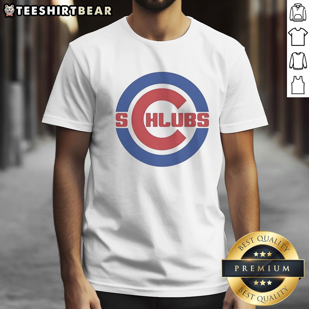 Nice Chicago Cubs Schlubs Parody Logo Shirt on Classic Shirt Nice Chicago Cubs Schlubs Parody Logo Shirt shown as a classic shirt preview