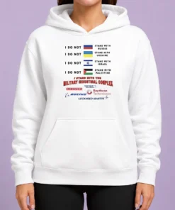 Nice I Stand With The Military Industrial Complex Hoodie
