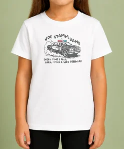 Nice Joe Stamm Band Every Time I Fall Lord I Find A Way Forward Police Car Kids T-Shirt