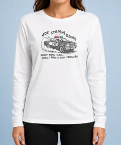 Nice Joe Stamm Band Every Time I Fall Lord I Find A Way Forward Police Car Long Sleeve Shirt