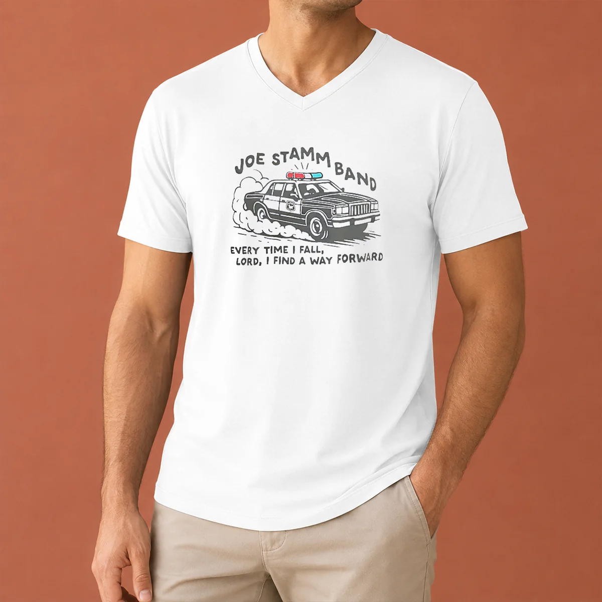 Nice Joe Stamm Band Every Time V-Neck Shirt Nice Joe Stamm Band Every Time V-Neck Shirt
