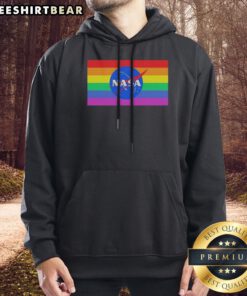 Nice NASA Happy Pride Month Hoodie featuring vibrant colors and a unique design celebrating Pride Month.