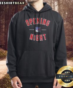Nice New York Rangers Opening Night 2023 2024 Hoodie featuring team colors and logo
