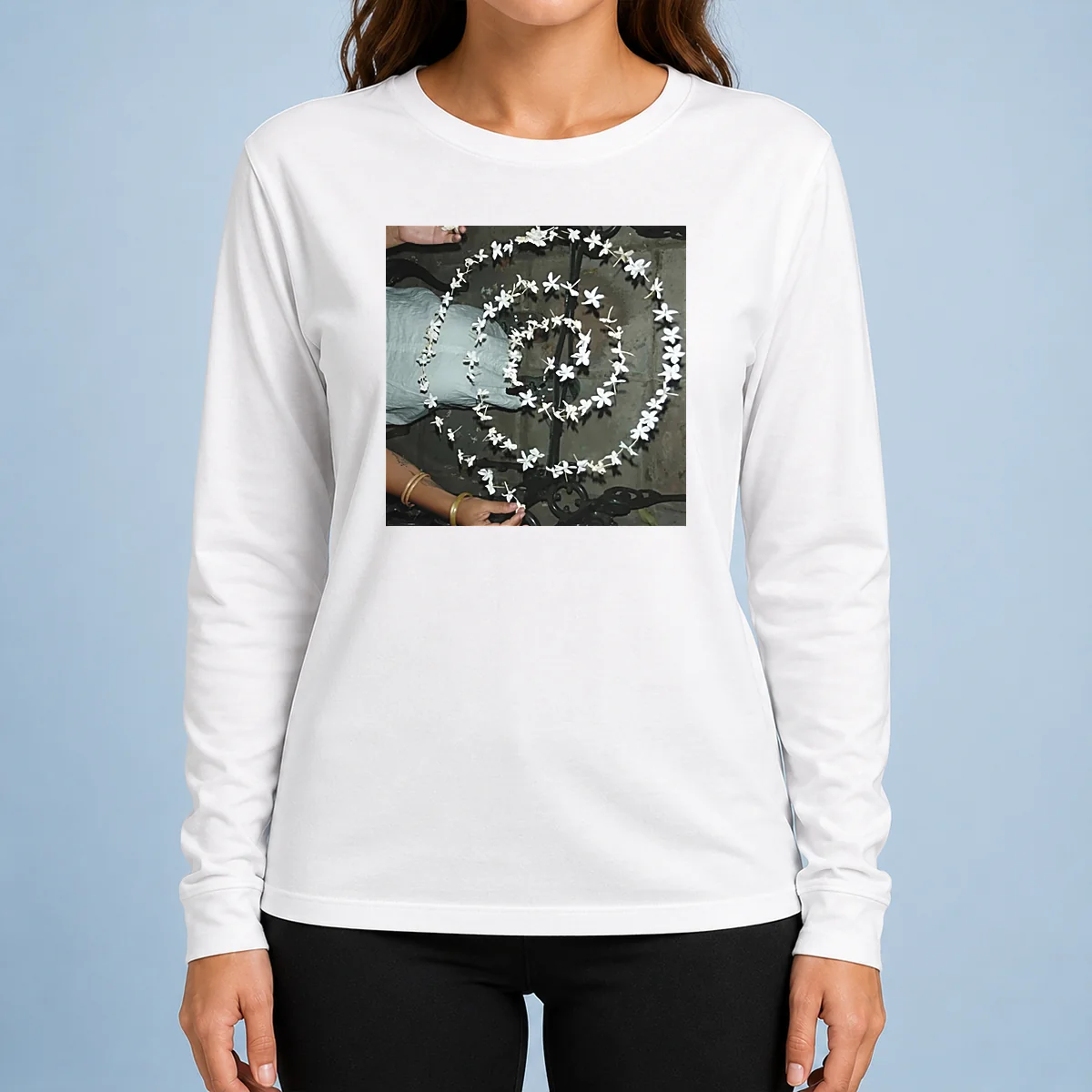 Nice Run For Cover Records Fiddlehead Baby Ill Change long sleeve shirt in white with graphic print