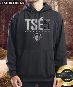 Nice Trinity Rodman Washington Spirit TSES 5 Hoodie featuring team colors and logo
