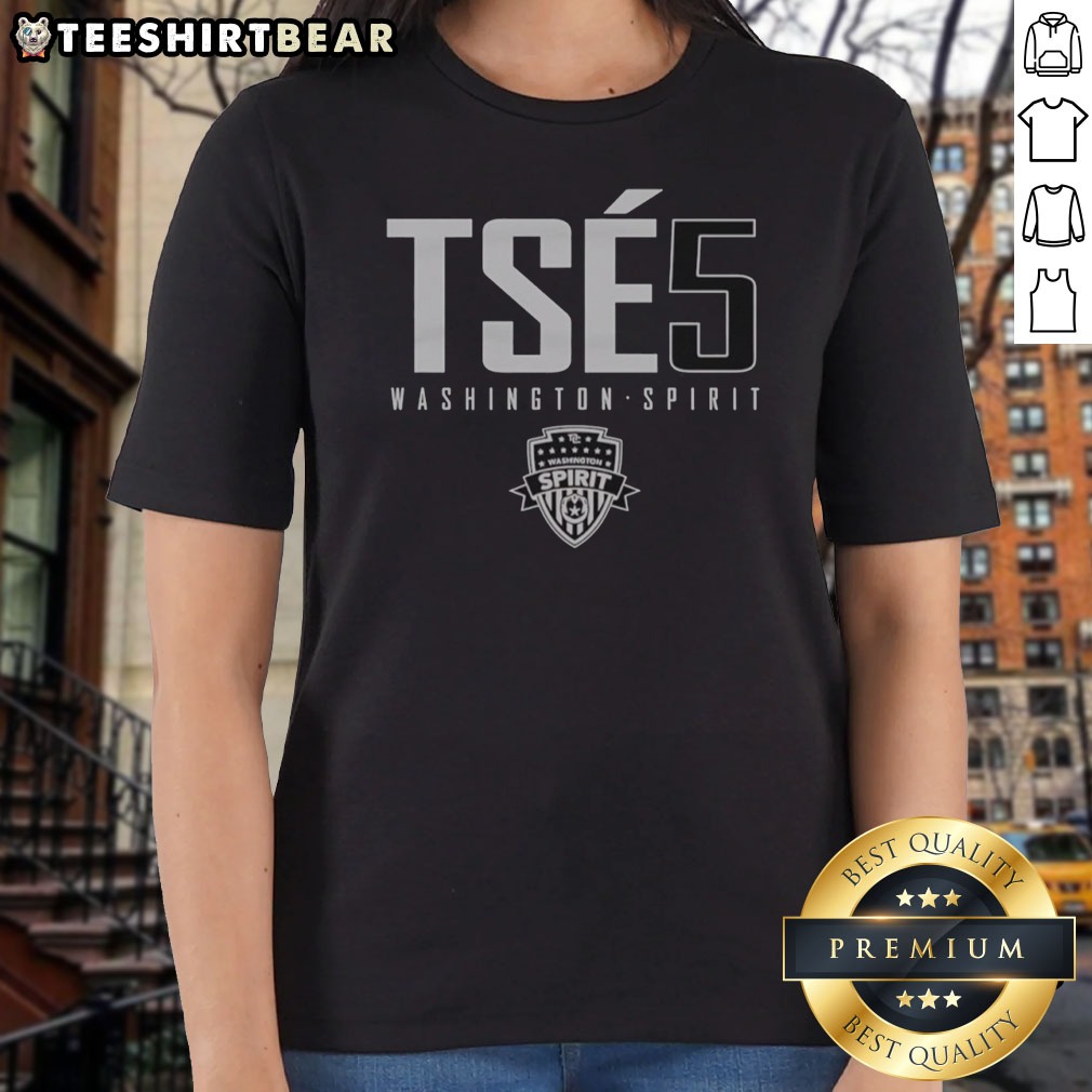 Nice Trinity Rodman Washington Spirit TSES 5 Shirt on Ladies Shirt Nice Trinity Rodman Washington Spirit TSES 5 Shirt shown as a ladies shirt preview
