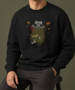 Nice UFO Meow Sweater