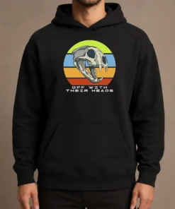 Nice With Their Heads The Crypt Denver Co 2026 Hoodie in charcoal gray, front view with drawstring hood and kangaroo pocket