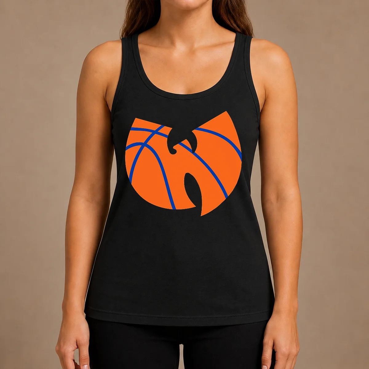 Nice Wu Tang Clan X New York Knicks Logo Tank Top
