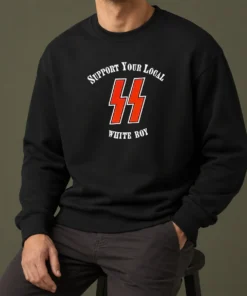 Official Lightning Bolts Support Your Local White Boy Sweater