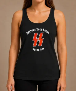 Official Lightning Bolts Support Your Local White Boy Tank Top