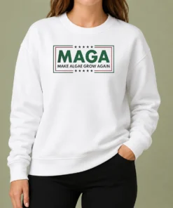 Official MAGA Make Algae Grow Again Sweater