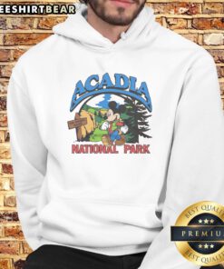 Official Mickey Mouse Acadia National Park Hoodie featuring a vibrant design and cozy fit