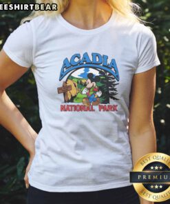 Official Mickey Mouse Acadia National Park Ladies Shirt featuring a vibrant design and comfortable fit