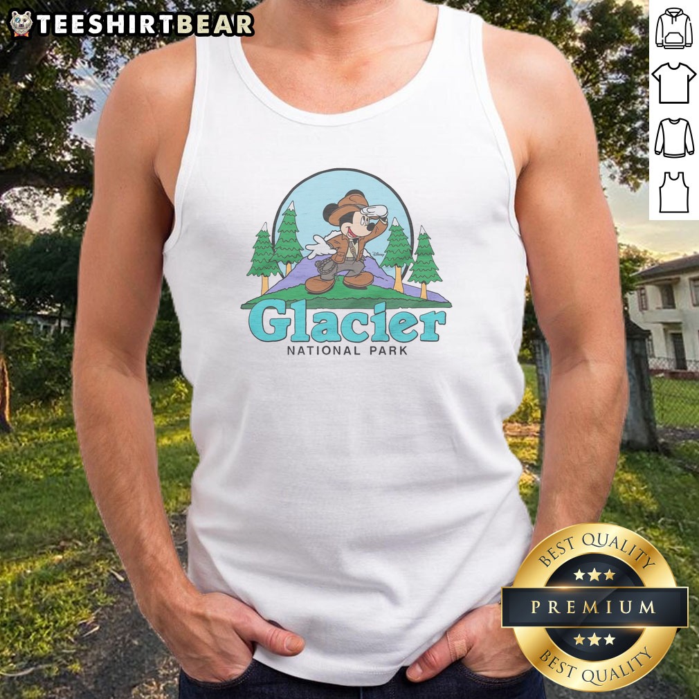 Official Mickey Mouse Glacier National Park Shirt on Tank Top Official Mickey Mouse Glacier National Park Shirt shown as a tank top preview