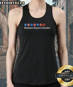 Official New York Knicks Madison Square Garden Tank top showcasing team pride and comfort.
