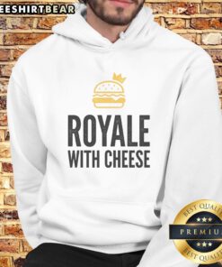 Official Royale With Cheese Hoodie featuring a bold graphic design on a cozy fabric.
