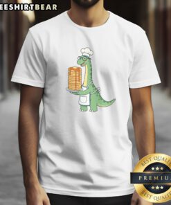 Official The Pancake Saurus Cute Funny Dinosaur Shirt featuring a playful dinosaur design.