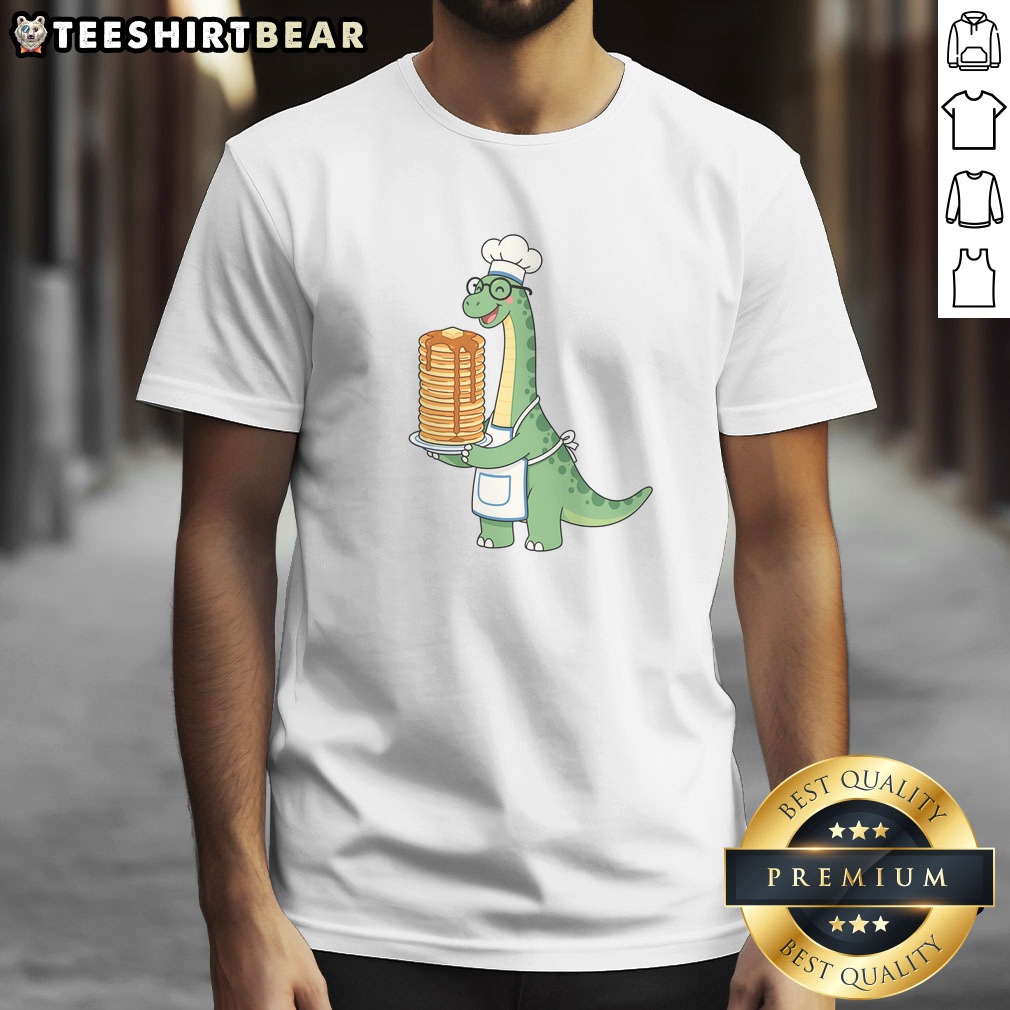 Official The Pancake Saurus Cute Funny Dinosaur Shirt on Classic Shirt Official The Pancake Saurus Cute Funny Dinosaur Shirt shown as a classic shirt preview