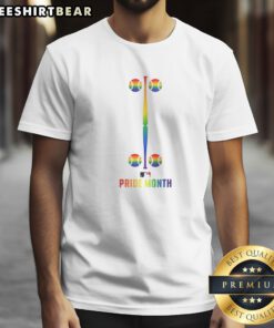 Original 2026 MLB Pride Month Logo Shirt featuring vibrant colors and an eye-catching design.
