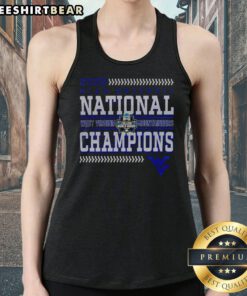 Original 2026 West Virginia Mountaineers NCAA Baseball National Champions tank top in navy blue for fans
