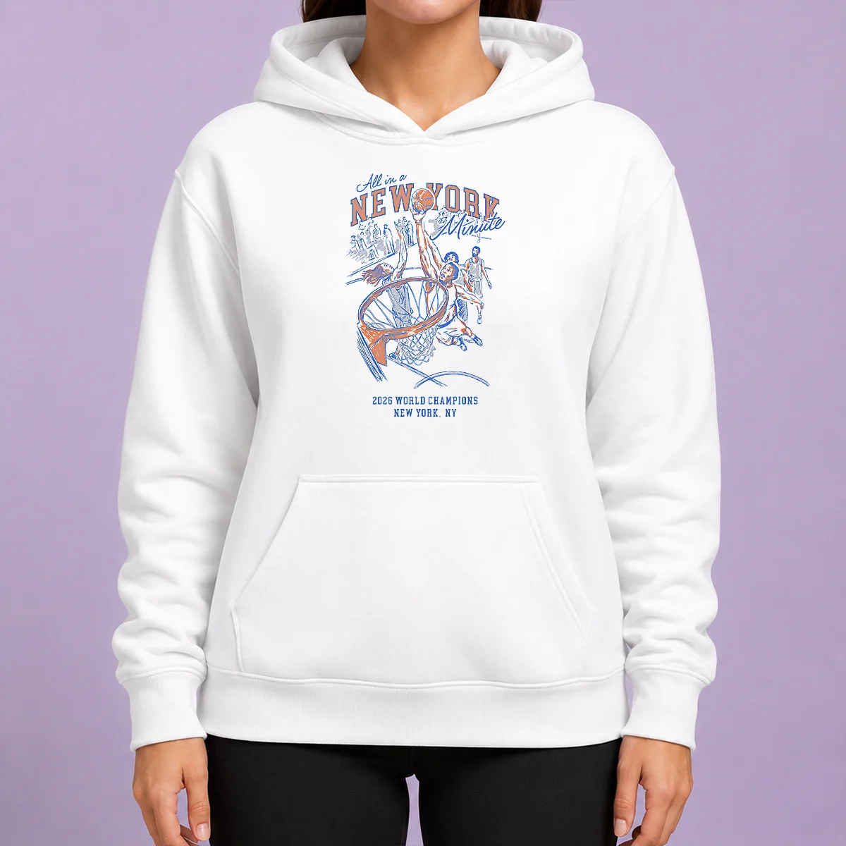 Original All In A New York Minute 2026 World Champions Hoodie