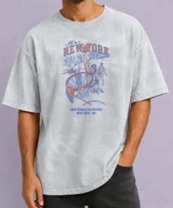 Original All In A New York Minute 2026 World Champions Washed T-Shirt