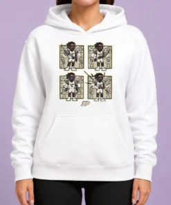 Original Basketball Purdue The Lance Dance Lance Jones Hoodie in black with front pocket and drawstring hood