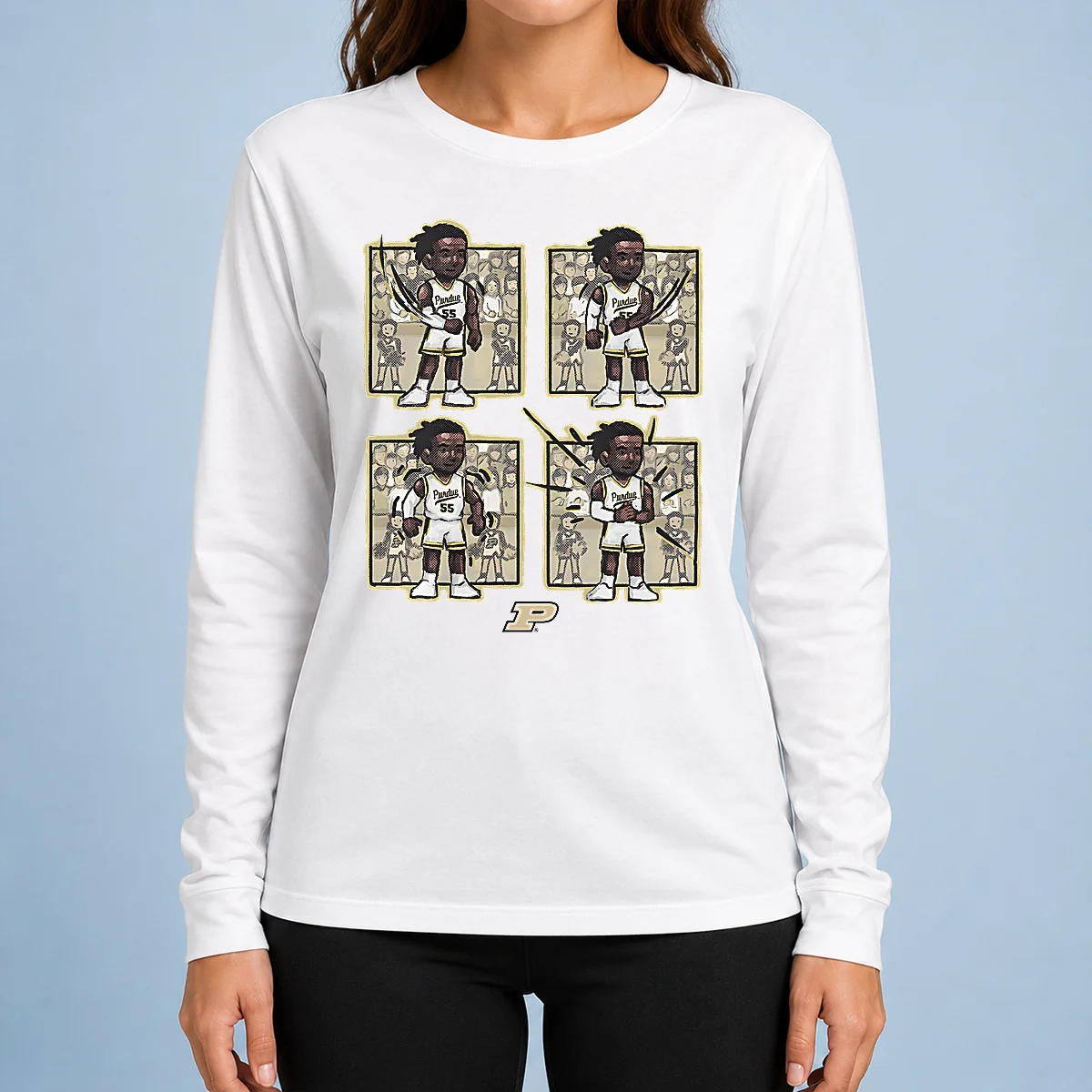 Original Basketball Purdue The Lance Dance Lance Jones Long Sleeve Shirt