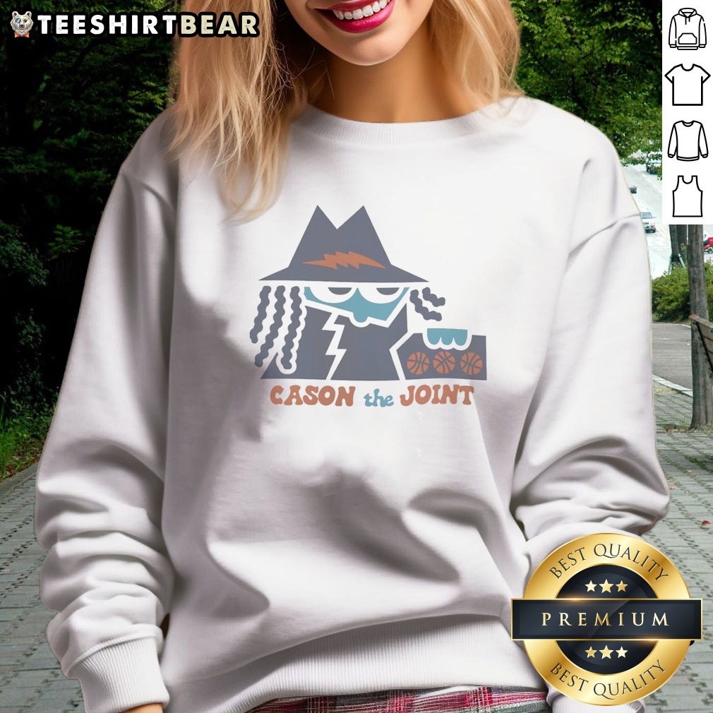Original Cason Wallace Oklahoma City Thunder NBA Cason The Joint Shirt on Sweatshirt Original Cason Wallace Oklahoma City Thunder NBA Cason The Joint Shirt shown as a sweatshirt preview