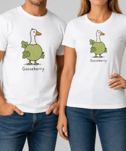 Original Gooseberry t shirt in soft cotton fabric with classic crew neck and short sleeves