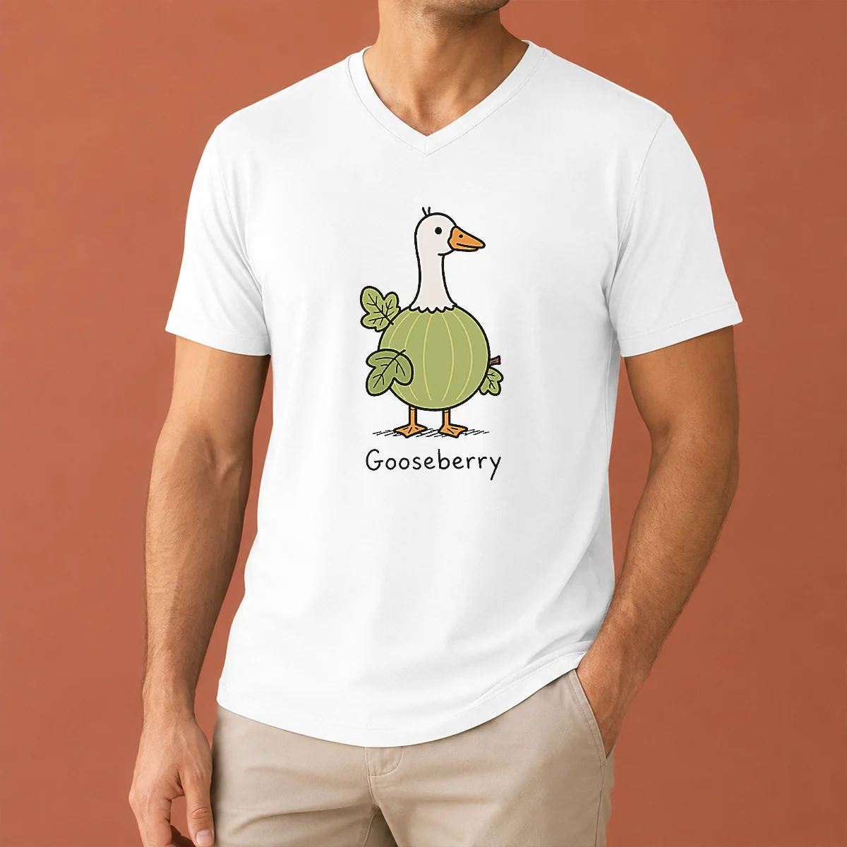Original Gooseberry V-Neck Shirt Original Gooseberry V-Neck Shirt