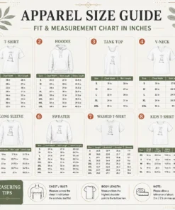 Size chart for Original Hot No Seal Of Approval Pun shirt showing measurements in inches and cm
