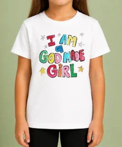 Original I Am A God Made Girl Kids T-Shirt