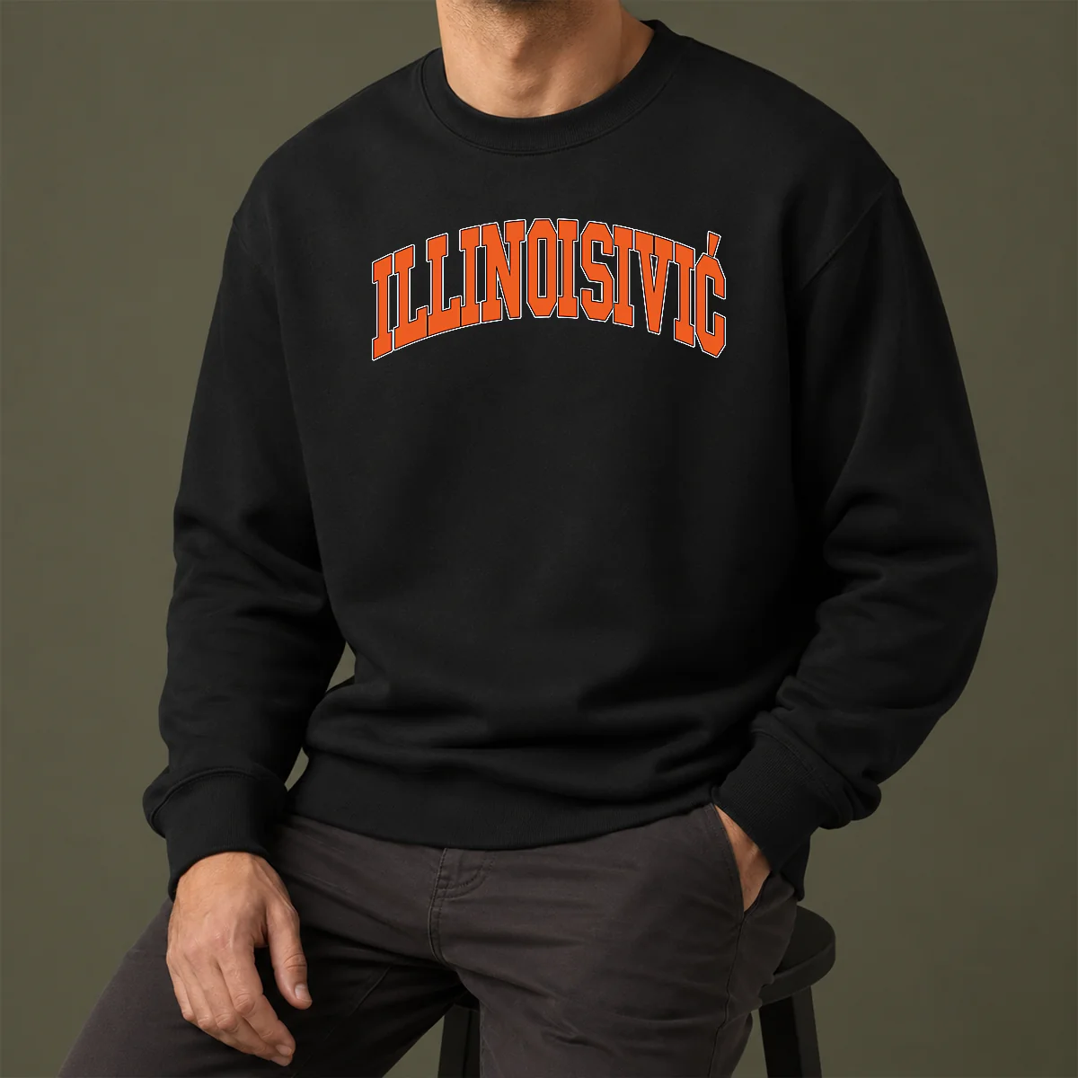 Original Illinoisivic Il Balkan Ball Sweater