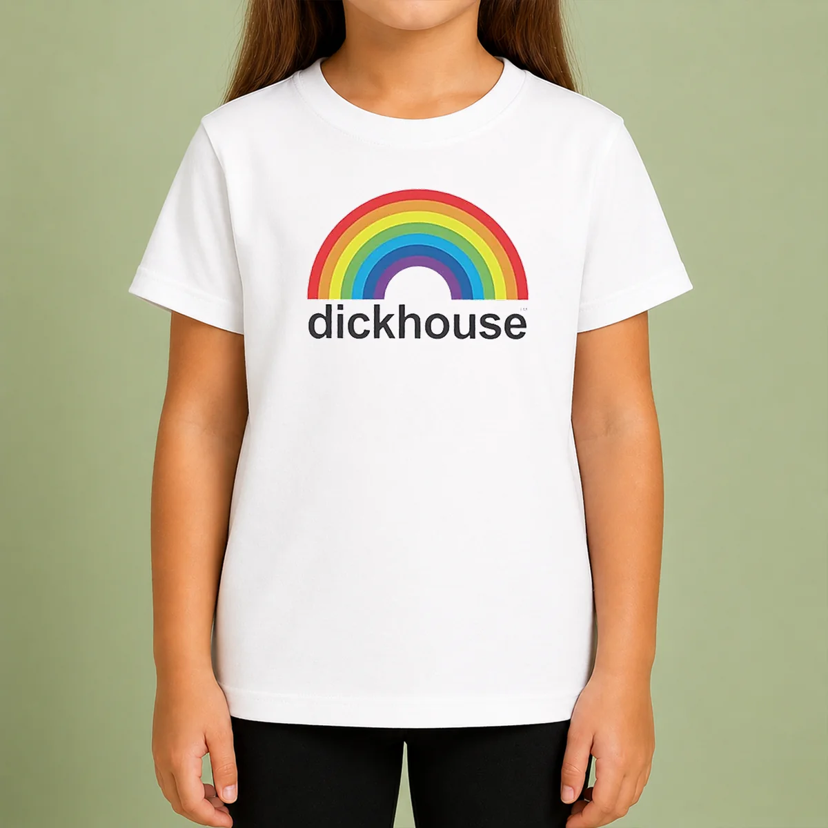 Original Jackass Dickhouse Productions Rainbows Kids T-Shirt
