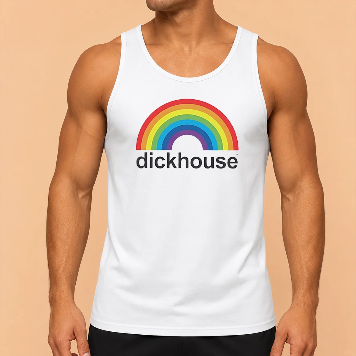 Original Jackass Dickhouse Productions Rainbows Tank Top