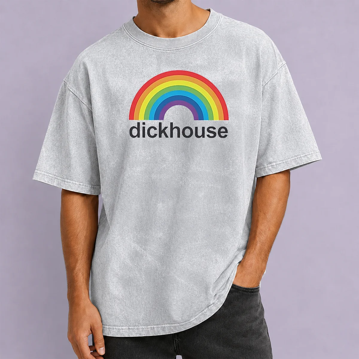Original Jackass Dickhouse Productions Rainbows Washed T-Shirt