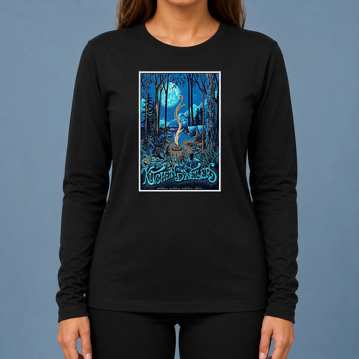 Original Kitchen Dwellers Mill Valley CA 6 24 2026 Poster Long Sleeve Shirt