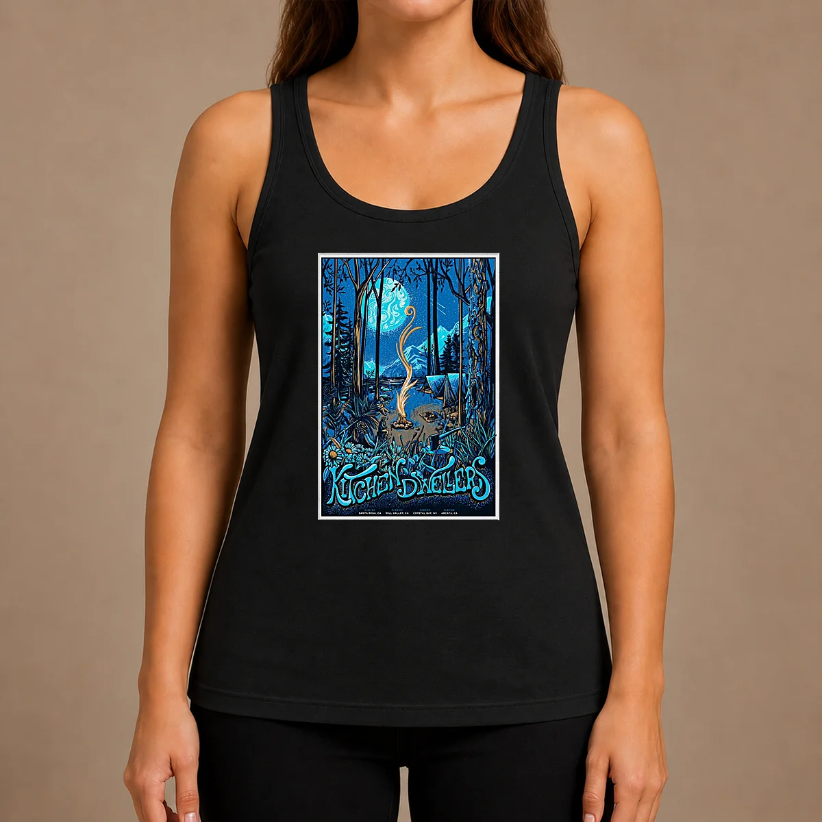 Original Kitchen Dwellers Mill Valley CA 6 24 2026 Poster Tank Top
