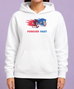 Original Shadow The Hedgehog Forever Fast Cartoon Hoodie