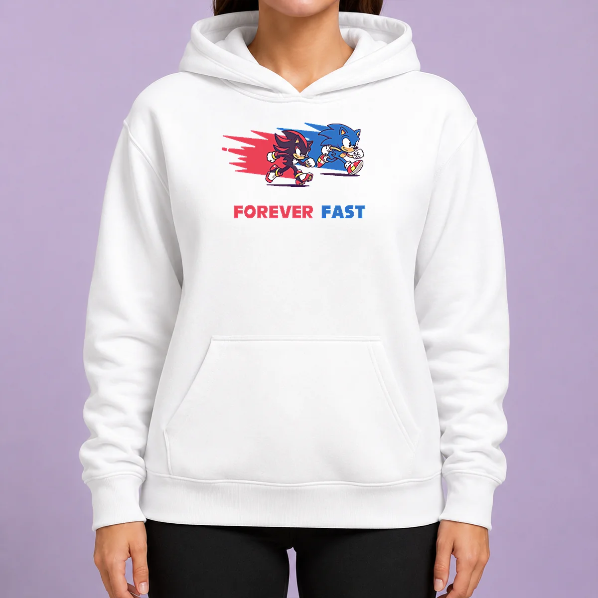 Original Shadow The Hedgehog Forever Fast Cartoon Hoodie