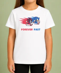 Original Shadow The Hedgehog Forever Fast Cartoon Kids T-Shirt