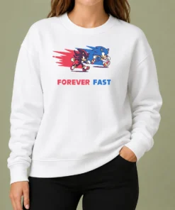 Original Shadow The Hedgehog Forever Fast Cartoon Sweater