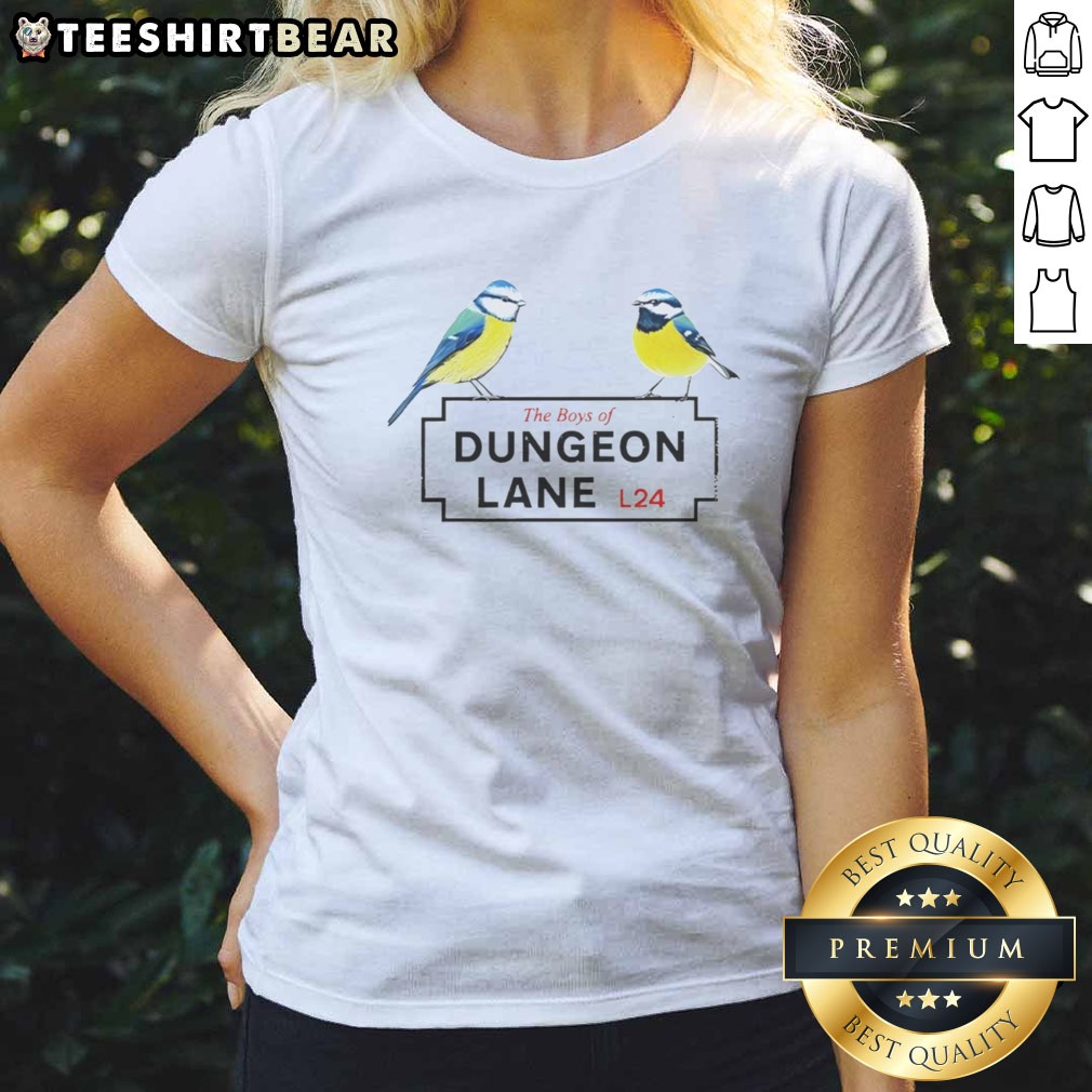 Original The Boys Of Dungeon Lane Shirt on Ladies Shirt Original The Boys Of Dungeon Lane Shirt shown as a ladies shirt preview