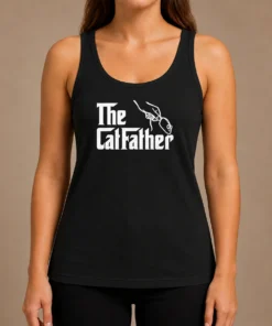 Original The Catfather Parody Tank Top