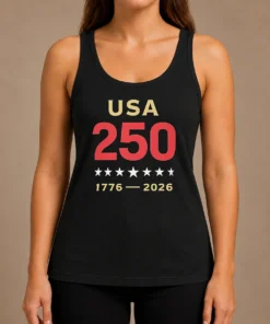 Original USA 250 1776 2026 Patriotic American Independence Anniversary Tank Top